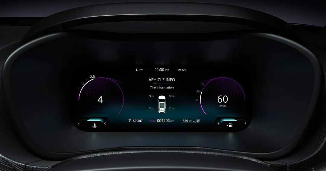 Tata Instrument Cluster